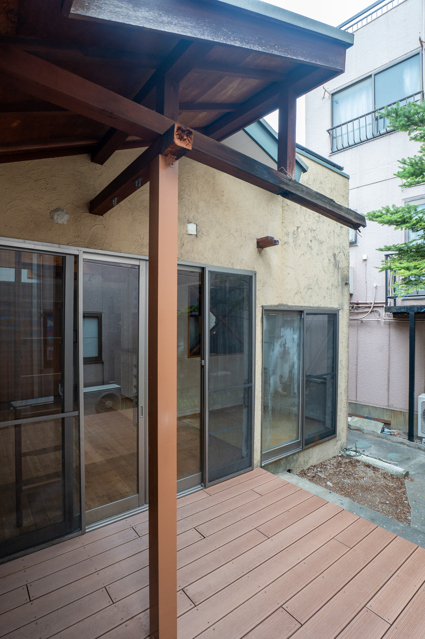 建物を減築しただろう痕跡