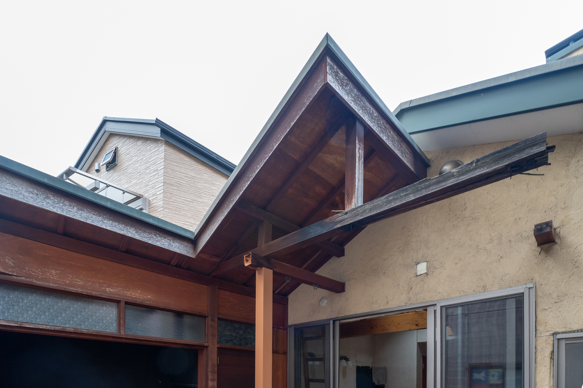 建物を減築しただろう痕跡