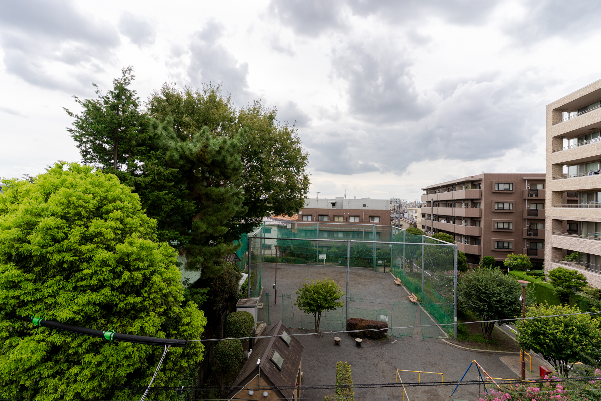 バルコニーからの景色