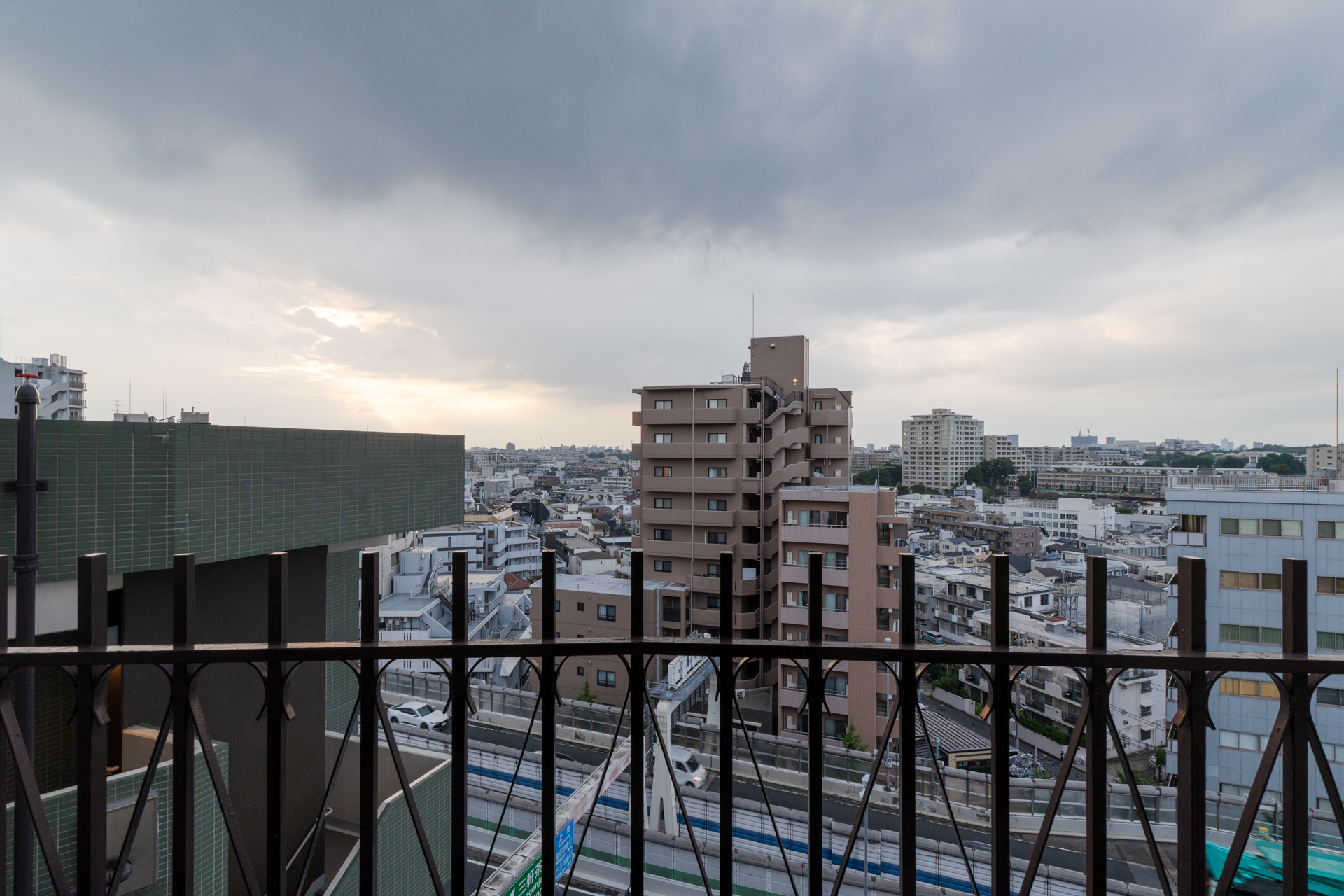 バルコニーからの景色