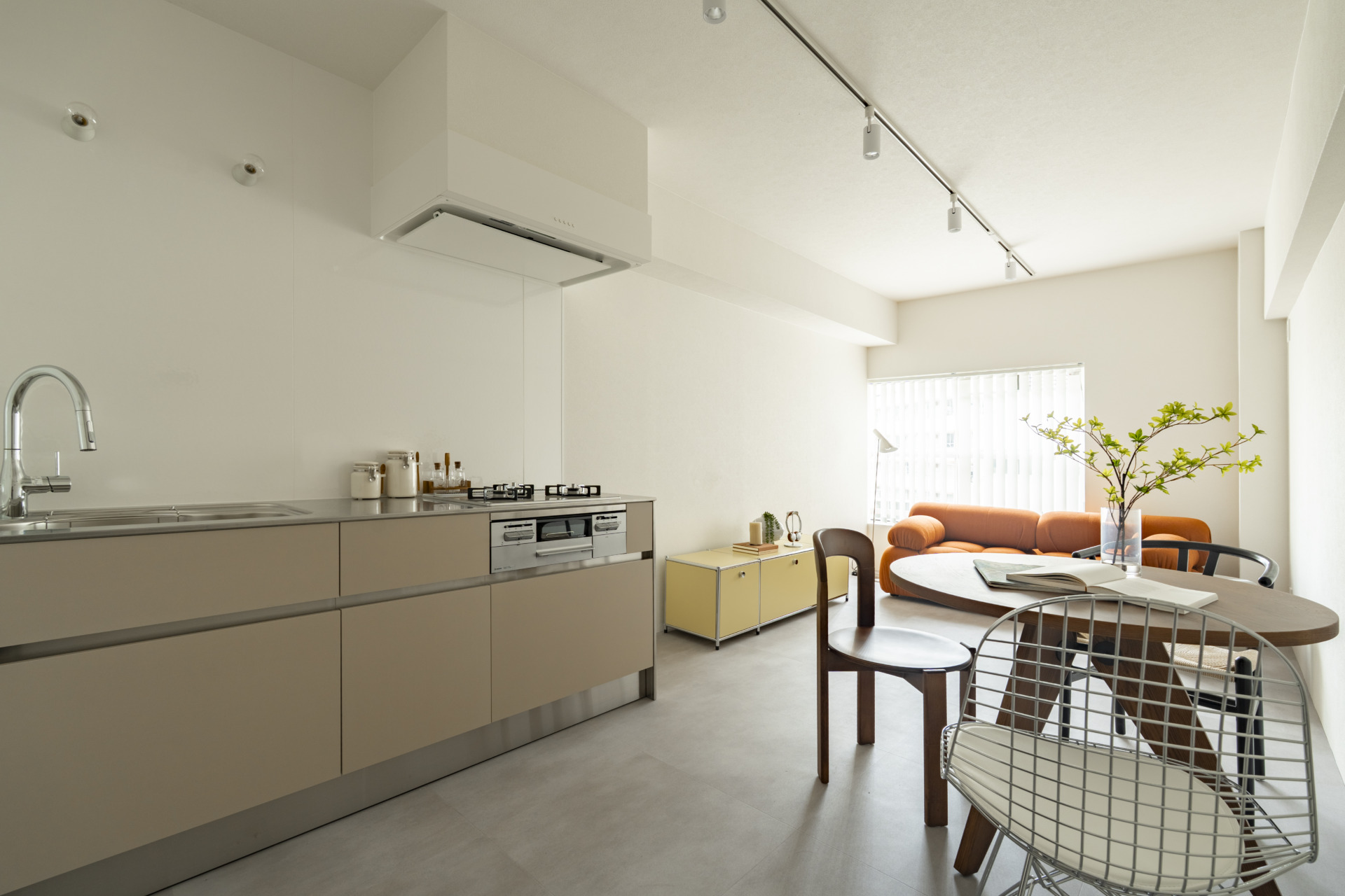 キッチンがメインの部屋