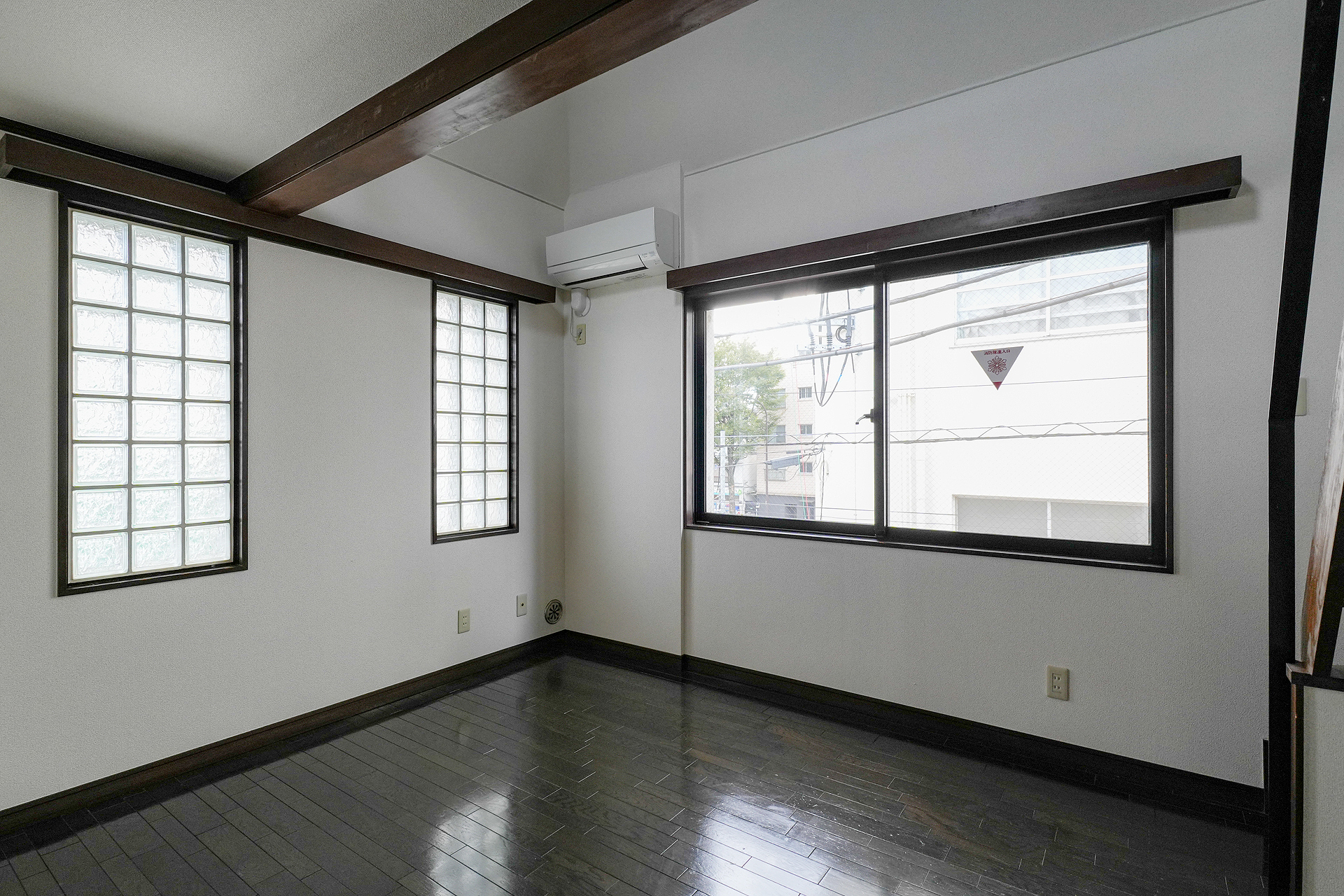 角部屋で2面採光